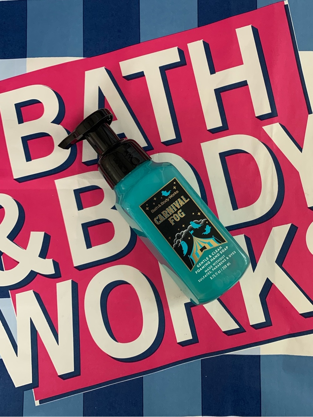 NWT Bath & Body Works Carnival Fog Foaming Hand Soap